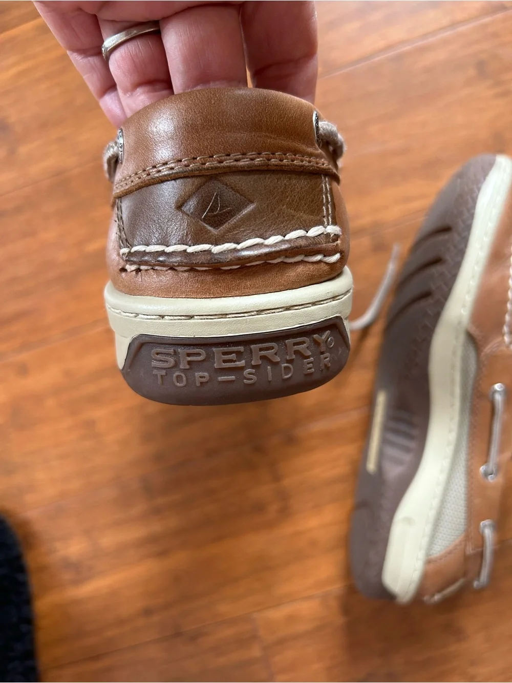 Sperry Men's Tan Leather Billfish 3-Eye Boat Shoes